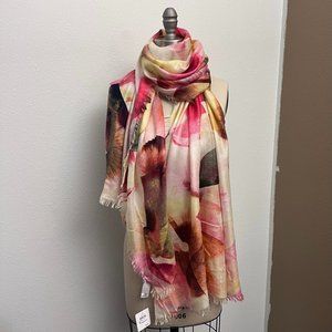🌸MOTHER’S DAY🌸 BNWT Gorgeous Cashmere/Silk Printed Scarf/Wide Wrap | Free Ship